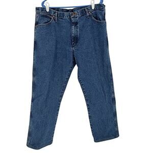 Wrangler Jeans Men's Size 38X30 (28L act) Blue 1013MWZGK Western Cowboy Cotton